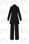 26353 Denim Jeans Tunic Trousers Set – Modern Hijab Set with Buttoned Pocket Detail - 3