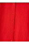 Red Poplin Women's Shirt by Güli̇s Gi̇yi̇m - 3