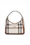 Cream - Tan Plaid Women's Shoulder Bag Sp1187