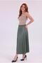 Elastic Leather Pleated Skirt Casual & Stylish Women's Skirt - 6