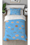 Lucky Flowers Patterned Digital Printed Special Design Single Stylish Duvet Cover Set Without Sheets