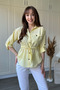 Beli Gathered Gold Buttoned Yellow Shirt - 6