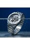 Legacy Automatic Skeleton Watch for Men Stainless Steel Strap Silver Dial watch - 7