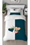 Heart Love Affection Patterned Specially Designed with Digital Print Pieces Bed Sheet Sız Single Stylish Duvet Cover Set