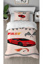 Fast Car Patterned Digital Printed Specially Designed Stylish Single Duvet Cover Set Without Sheets