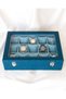 Handmade 15-Slot Premium Watch Box, Faux Leather Covered, Special Design with Glass, Accessory Organizer - 4