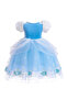 Girl Sequin Detail Lace Patchwork Princess Party Dress - 2