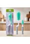 Baby Bottle & Nipple Cleaning Brush with Straw Cleaner, BPA-Free, Easy Grip, Green