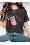 Courage the Cowardly Dog Printed Unisex Washable Vintage Oversize T-Shirt - 2