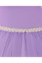 Solid Off-Shoulder Dress - Purple - 6