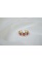 Yzk408 Pink Baguette Stone Gold Adjustable Ring