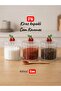 Glass Jar with Cherry Lid Spice Jar Glass Spice Container - Glass Storage Container 400ml - 2