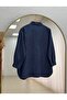 Behiye Bead Embroidery Detailed Shirt-Eu2964 Navy Blue - 8