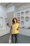 Women's Large Button Detailed Pocketed Knitwear Vest - 3