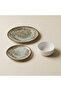 Valencia 3-Piece Presentation Set – Large Serving Plate, Breakfast Plate and Bowl |   Modern - 4