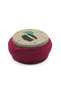 Hajj Umrah Sarige - Burgundy Fabric - Green Skullcap - Round Wrap - Mecca-Medina - 5 Meters - 3