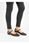 Women's Light Sole Ballerinas with Window and Straps on the Sides - 4