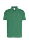 Men's Regular Fit 100% Cotton Ck Logo Short Sleeve Green T-Shirt