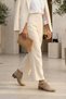 Jayne Yan Toka Detakli Laser Printed Women's Daily Shoes Beige - 2