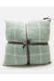 Green Checkered Cushion Set (2 Piece) - 2