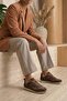 Paola Imported Sole Genuine Leather Women's Sneakers Brown
