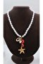 Starfish Detail Pearl Bead Necklace - 2