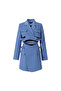 Long Sleeve Blazer & High Waist Skirt 2 Piece Set - 2