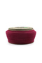 Hajj Umrah Sarige - Burgundy Fabric - Green Skullcap - Plain Wrap - Mecca-Medina - 7 Meters - 2