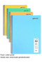 Text Pastel Notebook A4 40 Sheets Squared 1 Piece