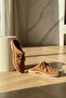 Duvin Taba Women's (2 cm Heeled) Round Toe Laser Perforated Shoes Slippers - 5