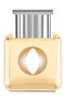 V Cut Cigar Cutter – Stainless Steel V Cutter, Premium Portable Cigar (Gold) - 3