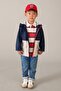 Boy's 2-9 Years Old Waterproof Raincoat Navy Blue - 3
