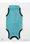 Cat and Dog Postoperative Protective Coverall Sleeveless Wound Protective Clothing with Snap Fasteners on the Back - 5