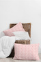 100% Cotton Akfil Carpet Pillowcase Set of 2 - 50X70 cm Pink - 3