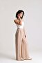 Women's Stone Premium Tencel Fabric Palazzo Trousers 31074