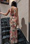 Floral Strapless Maxi Dress - 2
