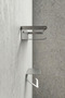Stainless Steel Bathroom Shelf and Toilet Paper Hanger, Adhesive Waterproof - 6