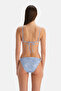 Top de bikini triunghi multicolor - 2
