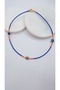 Blue Natural Stone Detail Necklace