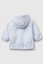 Baby Boy 0-18 Months Combed Cotton Lined Raincoat Blue - 3