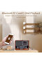 DX718 Retro Bluetooth Speaker Radio with LED Flashlight, FM/AM/SW Radio, USB & TF Card, Clock - 2