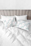 100% Cotton Akfil Fedora Pillowcase Set of 2 - 50X70 cm Blue