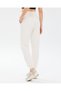 W Essential Jogger Sweatpant Women's White Sweatpants S2610002-3855 - 5