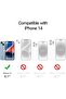 10 قطع من واقي الشاشة الزجاجي عالي الدقة المتوافق مع هاتف iPhone 14 - 2