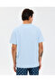 M Regular T-Shirt Men's Blue Tshirt S2610119-0721 - 3