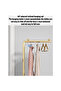 Space Saving Metal Clothes Rack 170cm Floor Standing Hanger with Base for Bedroom Organizer - 5