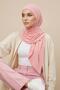 Breathable, Flexible, Daily Comfortable, Non-Slip Combed Cotton Triangle Scarf, B-41, Powder