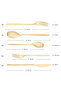 Alisa Shiny Gold 60 Piece Cutlery Set for 12 People - 4