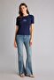 Slim Fit Embroidered Ribbed Camisole T-Shirt H1389Ax26Sm - 3