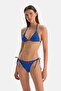 Sax Mavisi Üçgen Bikini Üst - 5